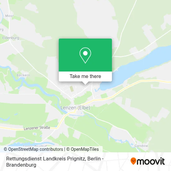 Rettungsdienst Landkreis Prignitz map