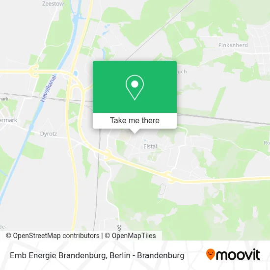 Emb Energie Brandenburg map