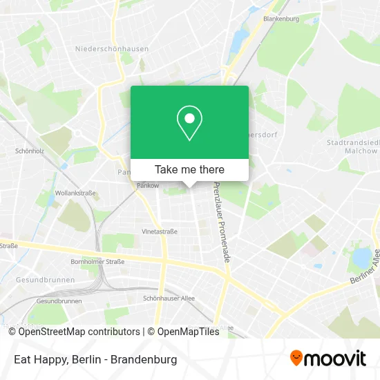 Eat Happy map