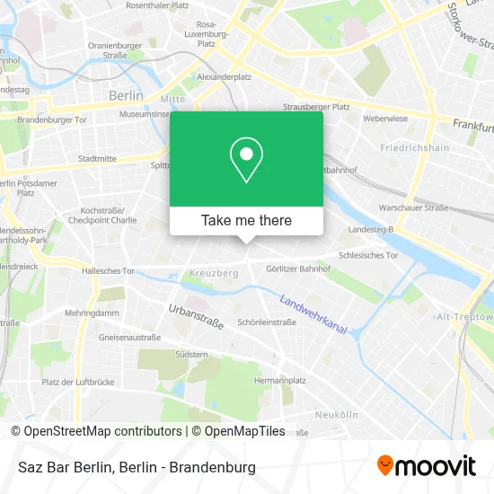 Saz Bar Berlin map