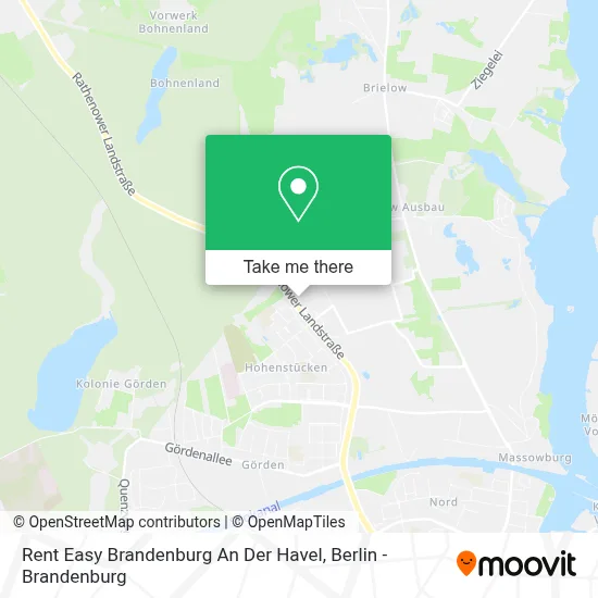 Rent Easy Brandenburg An Der Havel map