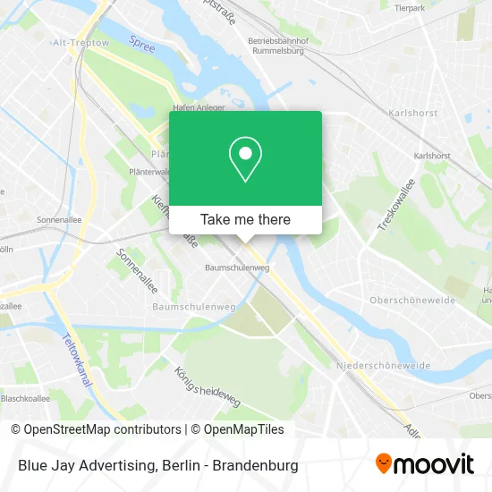 Blue Jay Advertising map