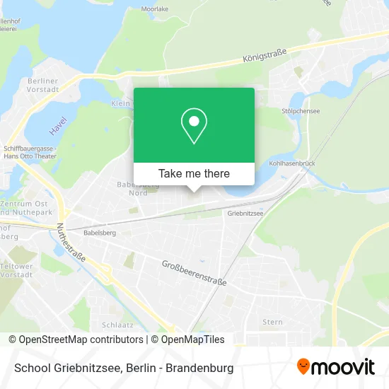 School Griebnitzsee map