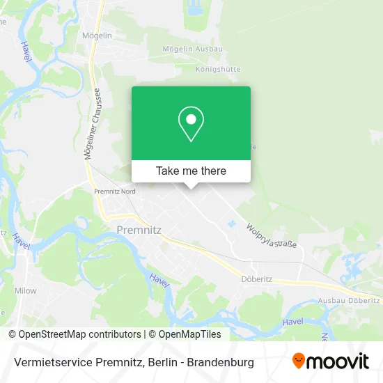 Vermietservice Premnitz map