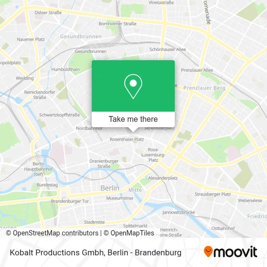 Kobalt Productions Gmbh map