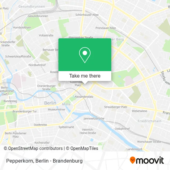 Pepperkorn map