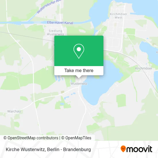 Kirche Wusterwitz map