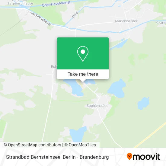 Strandbad Bernsteinsee map