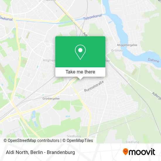 Aldi Nord map