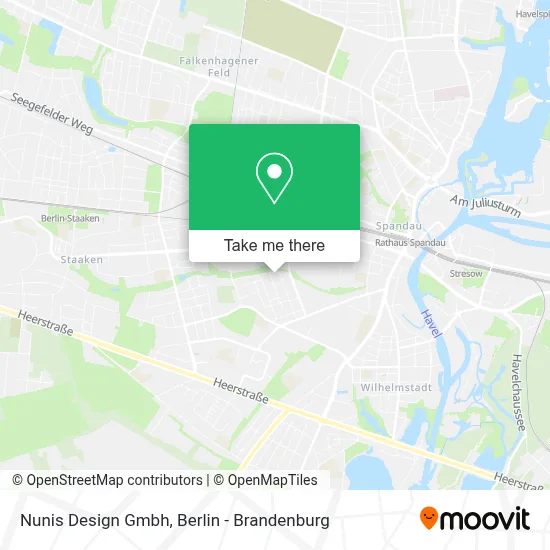 Nunis Design Gmbh map