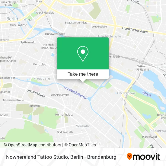 Nowhereland Tattoo Studio map