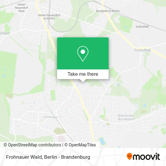 Frohnauer Wald map