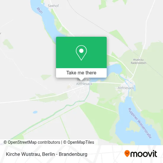 Kirche Wustrau map