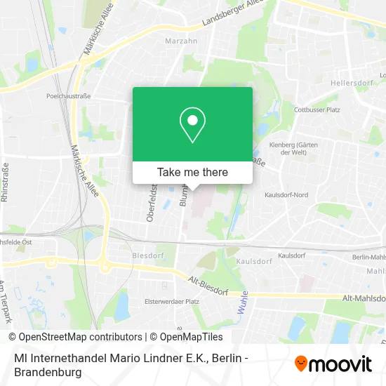 Ml Internethandel Mario Lindner E.K. map