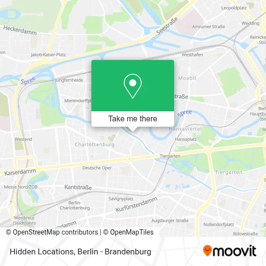 Hidden Locations map