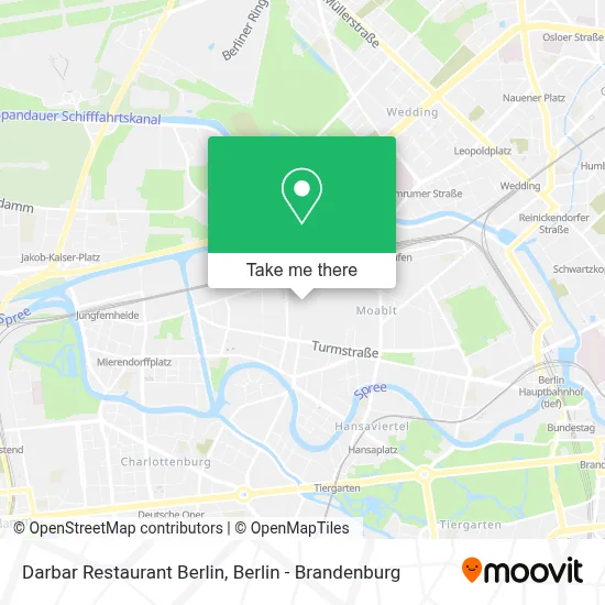 Darbar Restaurant Berlin map
