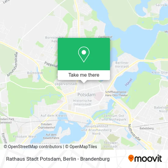 Rathaus Stadt Potsdam map
