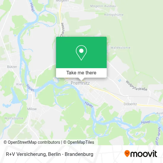 R+V Versicherung map