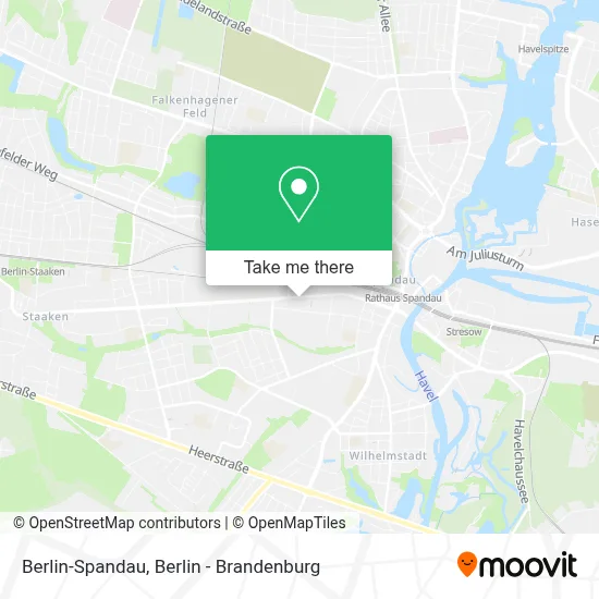 Berlin-Spandau map