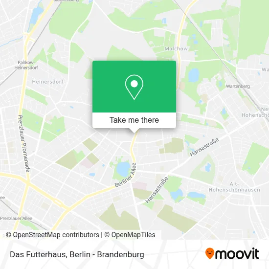 Das Futterhaus map