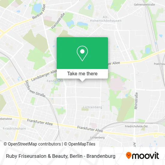 Ruby Friseursalon & Beauty map