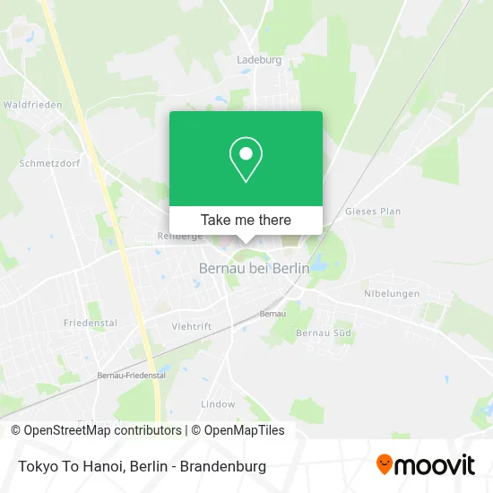 Tokyo To Hanoi map