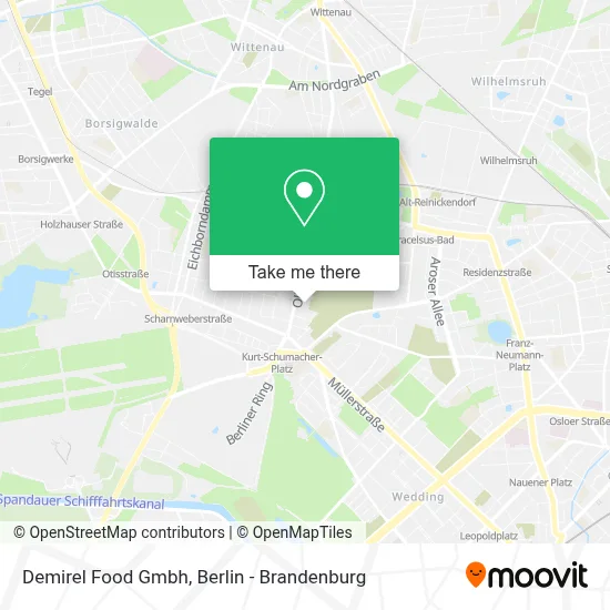 Demirel Food Gmbh map