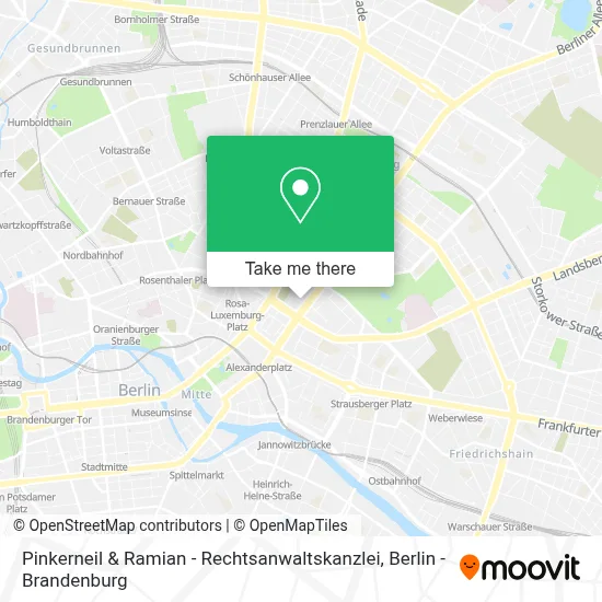 Pinkerneil & Ramian - Rechtsanwaltskanzlei map