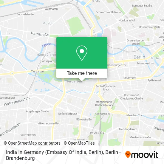 India In Germany (Embassy Of India, Berlin) map