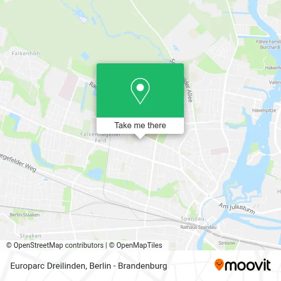Europarc Dreilinden map