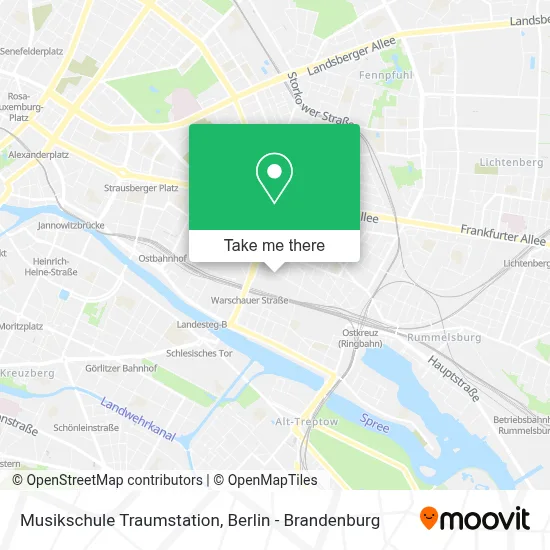 Musikschule Traumstation map