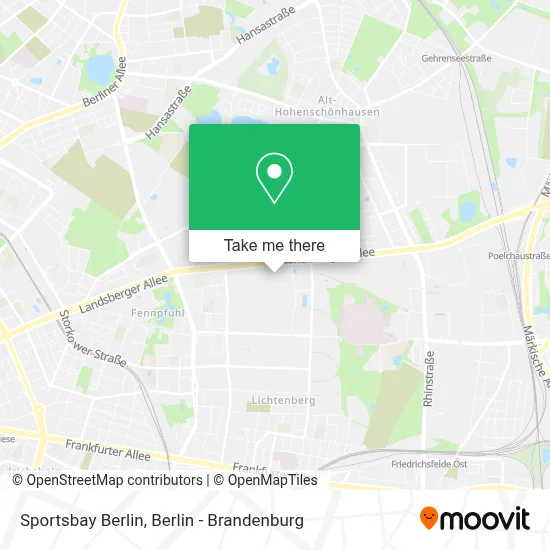 Sportsbay Berlin map