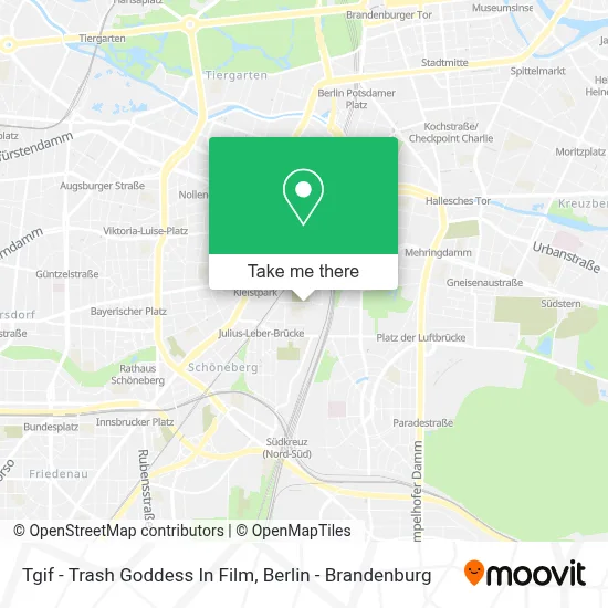 Tgif - Trash Goddess In Film map