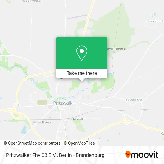Pritzwalker Fhv 03 E.V. map