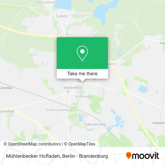 Mühlenbecker Hofladen map