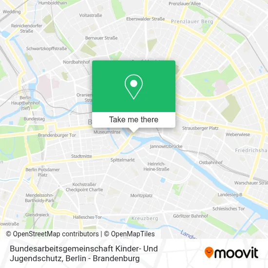 Bundesarbeitsgemeinschaft Kinder- Und Jugendschutz map