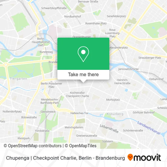 Chupenga | Checkpoint Charlie map