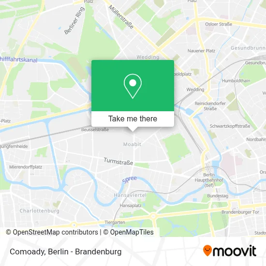 Comoady map
