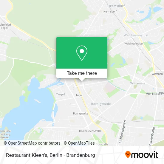 Restaurant Kleen's map