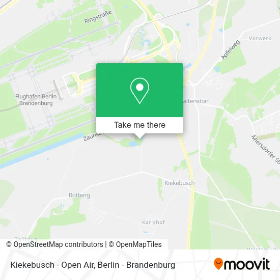 Kiekebusch - Open Air map