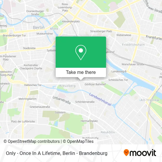 Only - Once In A Lifetime map