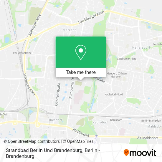 Strandbad Berlin Und Brandenburg map