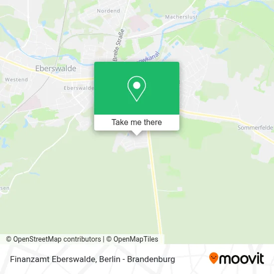 Finanzamt Eberswalde map