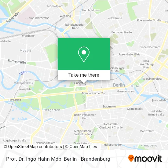Prof. Dr. Ingo Hahn Mdb map