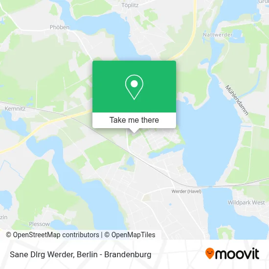 Sane Dlrg Werder map