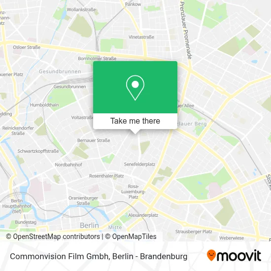Commonvision Film Gmbh map