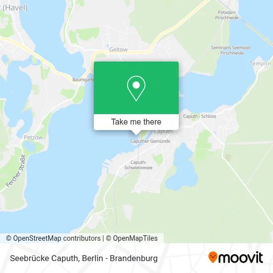 Seebrücke Caputh map