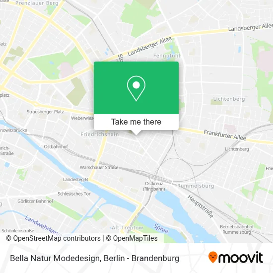 Bella Natur Modedesign map