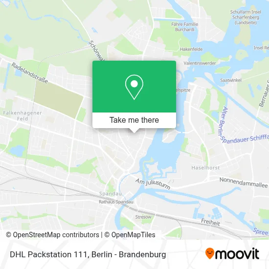 DHL Packstation 111 map