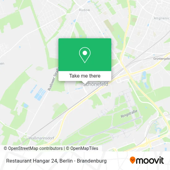 Restaurant Hangar 24 map